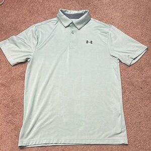 Under Armour Men's Light Green Polo Shirt